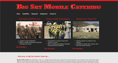 Desktop Screenshot of bigskymobilecatering.com